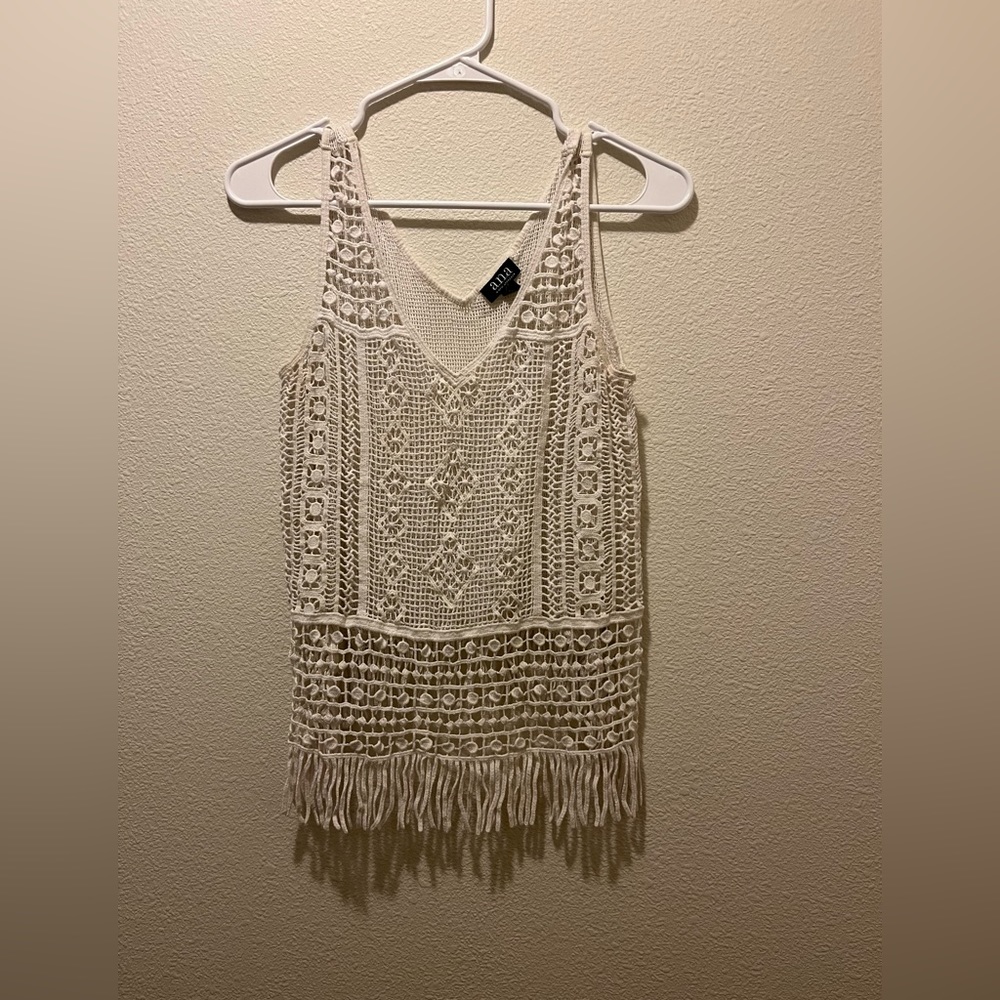 White Crop top